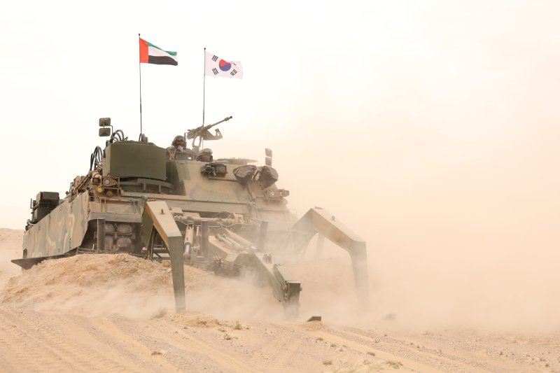 육군 기계화부대, UAE 현지 첫 연합훈련 성공리에 종료