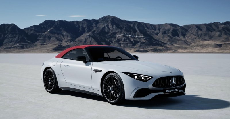 [서울=뉴시스] 메르세데스-AMG SL 43 그레이트 화이트 에디션 (사진=메르세데스-벤츠 코리아 제공) photo@newsis.com *재판매 및 DB 금지