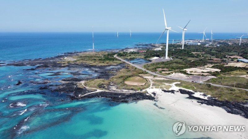제주 김녕풍력발전단지 (출처=연합뉴스)