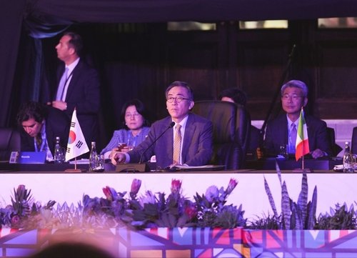 남아공 G20 외교장관회의 참석한 조태열 외교장관 (출처=연합뉴스)