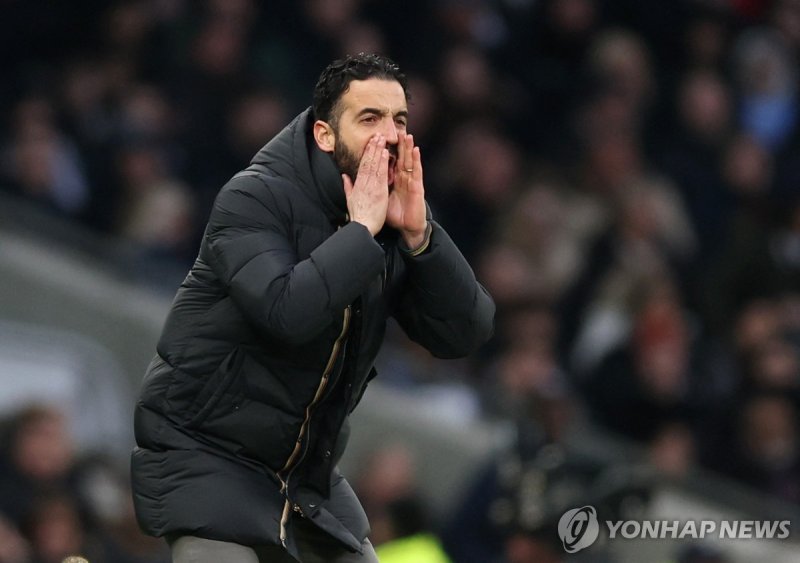 아모링 맨유 감독 '얘들아! 이러다 또 지겠어!' (출처=연합뉴스)