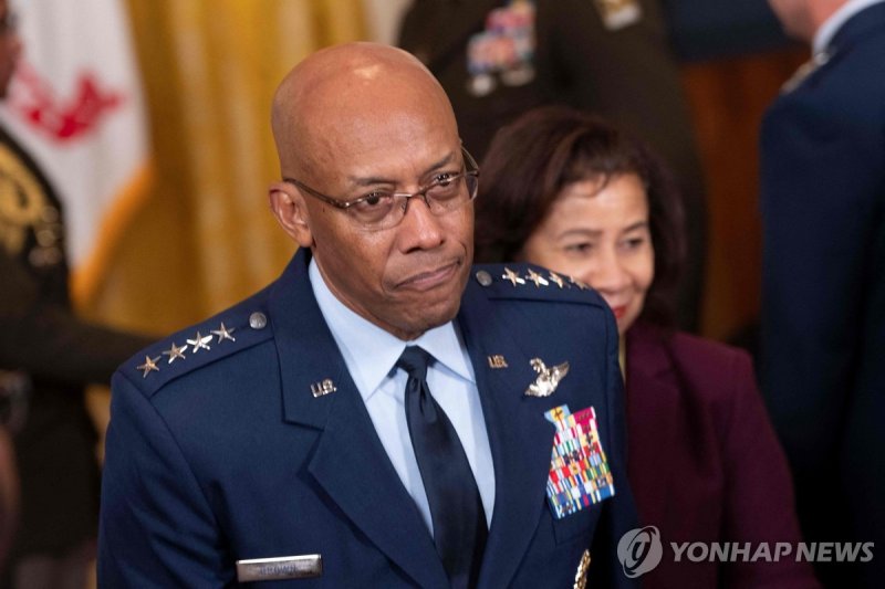 찰스 브라운 전 합참의장 (출처=연합뉴스)