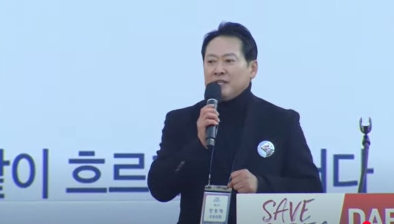 옛 친한 장동혁, 반탄집회 참석 "尹 지키는데 함께 하겠다"