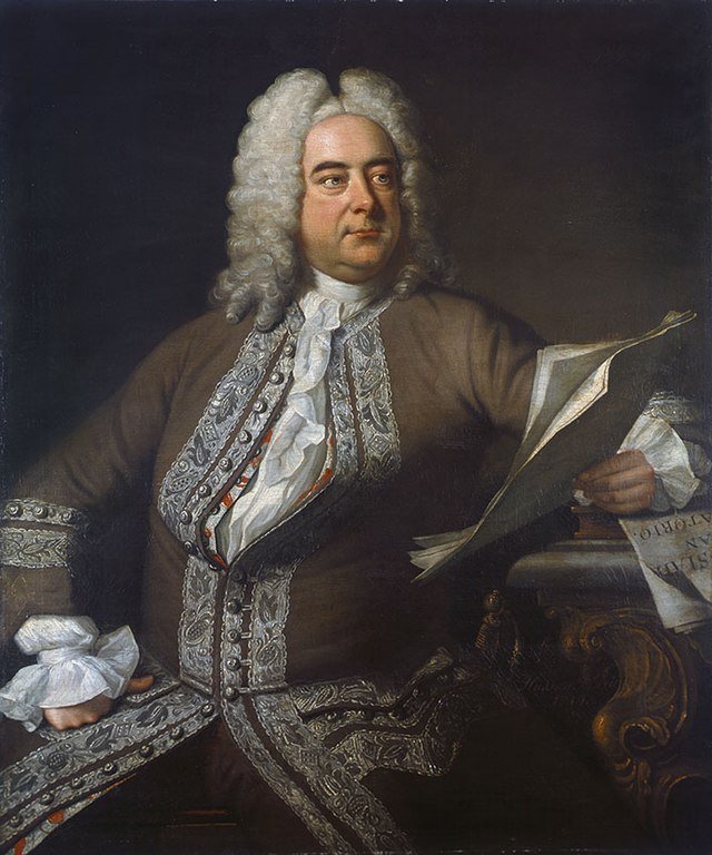 게오르크 프리드리히 헨델. (출처: Thomas Hudson(1749), Public domain, via Wikimedia Commons)