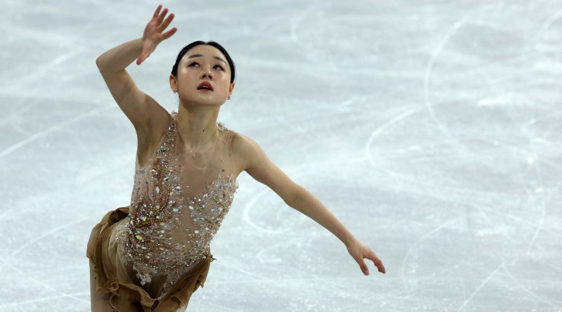 [서울=뉴시스] 고범준 기자 = 피겨 김채연이 23일 오후 서울 양천구 목동 아이스링크에서 열린 2025 ISU 4대륙 피겨 선수권대회 여자 싱글 프리스케이팅에서 연기를 펼치고 있다. 2025.02.23. bjko@newsis.com