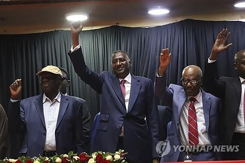 케냐 나이로비에 모인 수단 반군 단체 연합 (출처=연합뉴스)
