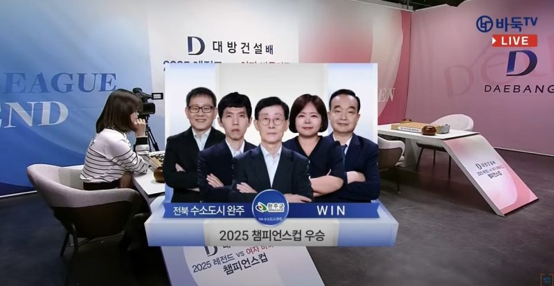 [완주=뉴시스] 완주군 바둑팀 챔피언스컵 우승 사진. *재판매 및 DB 금지