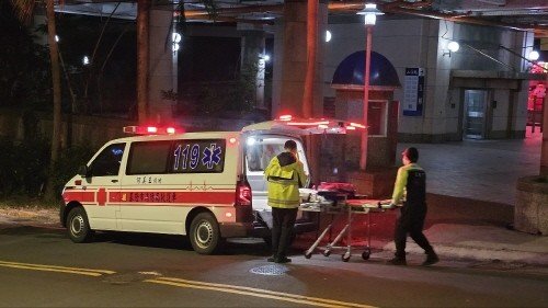 심야에 출동하는 대만 119구급차 (출처=연합뉴스)