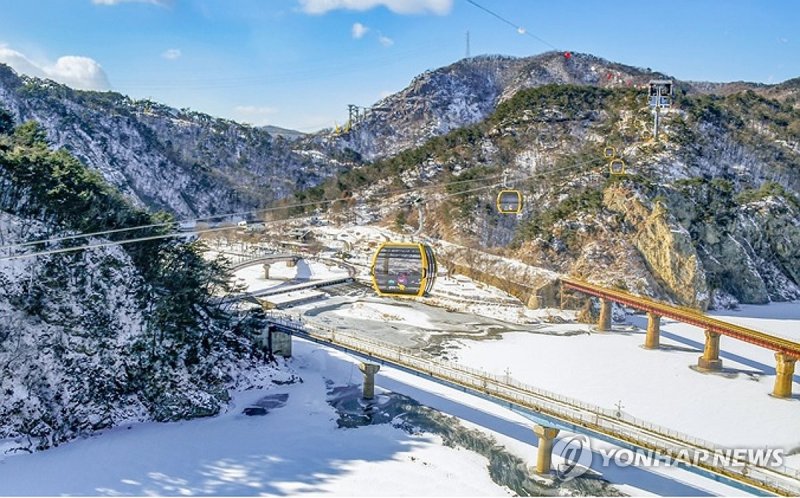 원주 소금산 그랜드밸리 케이블카 (출처=연합뉴스)