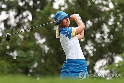 작년 솔하임컵 때 노르드크비스트. (출처=연합뉴스)