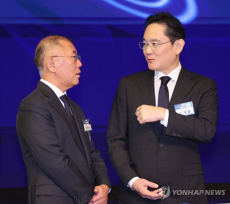 이재용 회장과 정의선 회장 (출처=연합뉴스)