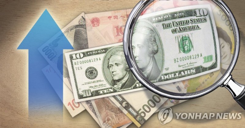 환율 상승 (PG) (출처=연합뉴스)