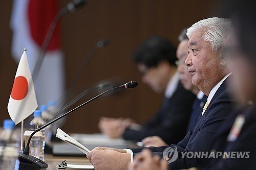 나카타니 겐 일본 방위상 (출처=연합뉴스)