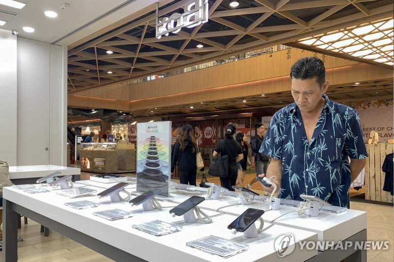 인도네시아 애플 매장 (출처=연합뉴스)