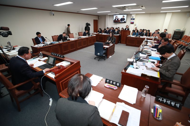 제주도의회 교육위원회 회의장.(제주도의회 제공. 재판매 및 DB 금지)