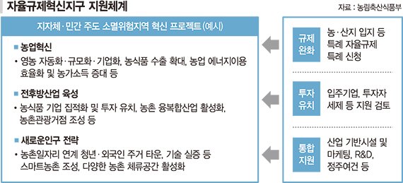 농촌 자율규제혁신지구 10곳 선정… 농업인 아니어도 농지 취득·임대차 즉시 허용