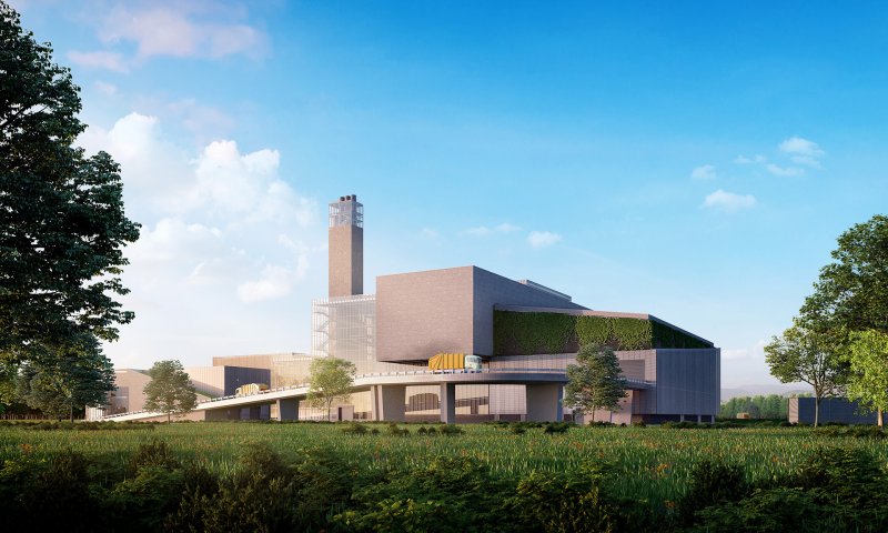 바르샤바 폐기물 소각로 조감도. 포스코이앤씨 제공