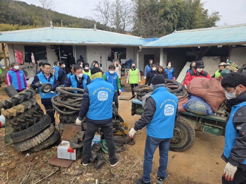 무안읍에서 진행된 우리동네복지기동대의 날 (무안군 제공. 재판매 및 DB금지) /뉴스1 ⓒ News1 김태성 기자