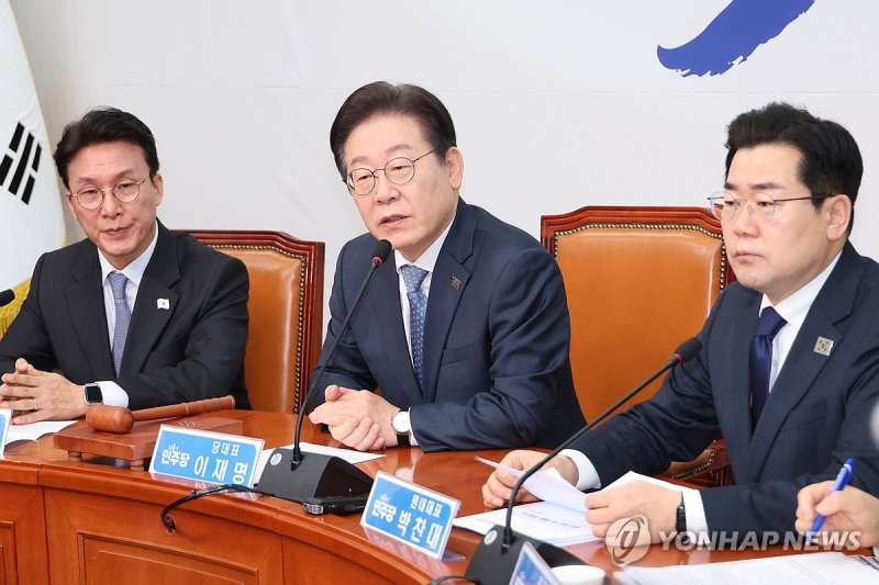 발언하는 이재명 대표 (출처=연합뉴스)