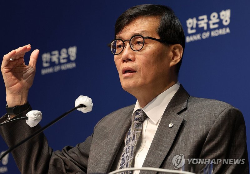 이창용 한은 총재, 기자간담회서 발언 (출처=연합뉴스)