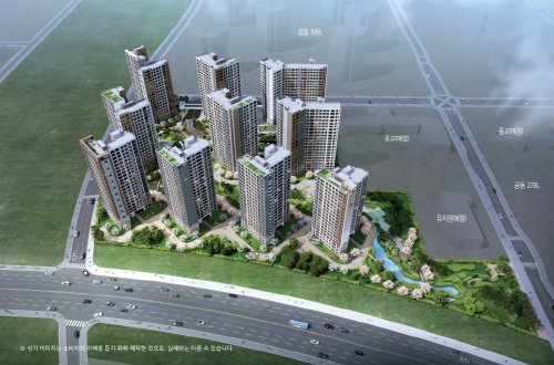 강서자이 에코델타_조감도