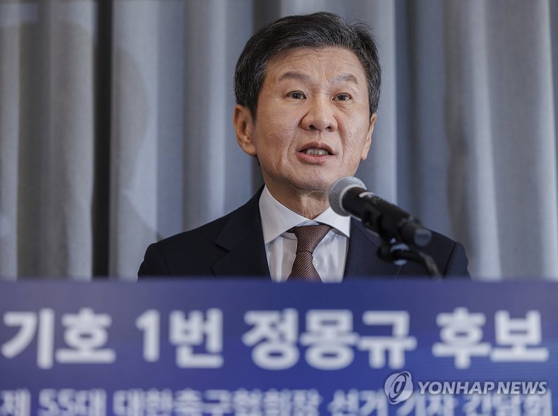 정몽규 축구협회장 (출처=연합뉴스)