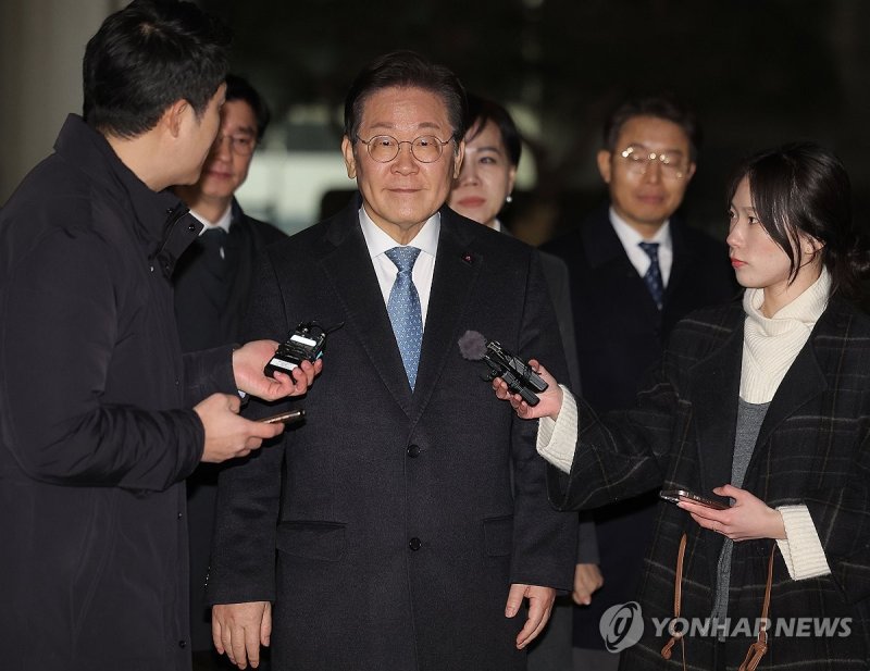 결심 공판 마친 민주당 이재명 대표 (출처=연합뉴스)