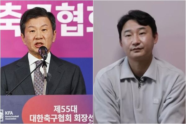 "게임 끝난 것" 또 뽑힌 정몽규…이천수 '예언' 영상 화제