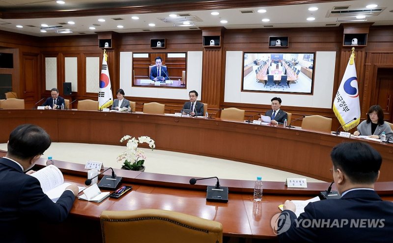 최상목 권한대행, 국정현안-경제관계장관회의 주재 (출처=연합뉴스)