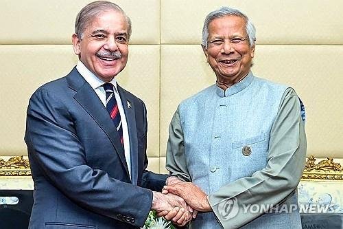 파키스탄 방글라데시 정상회의 (출처=연합뉴스)