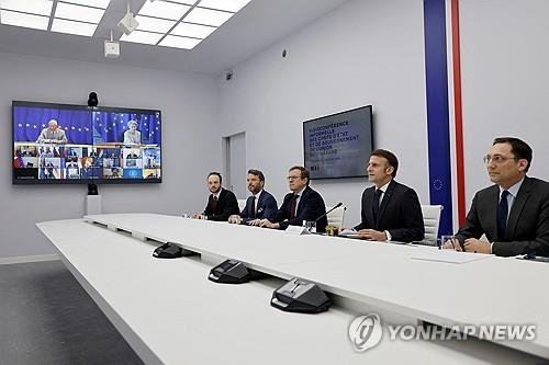 EU 27개국 지도자 화상회의 (출처=연합뉴스)