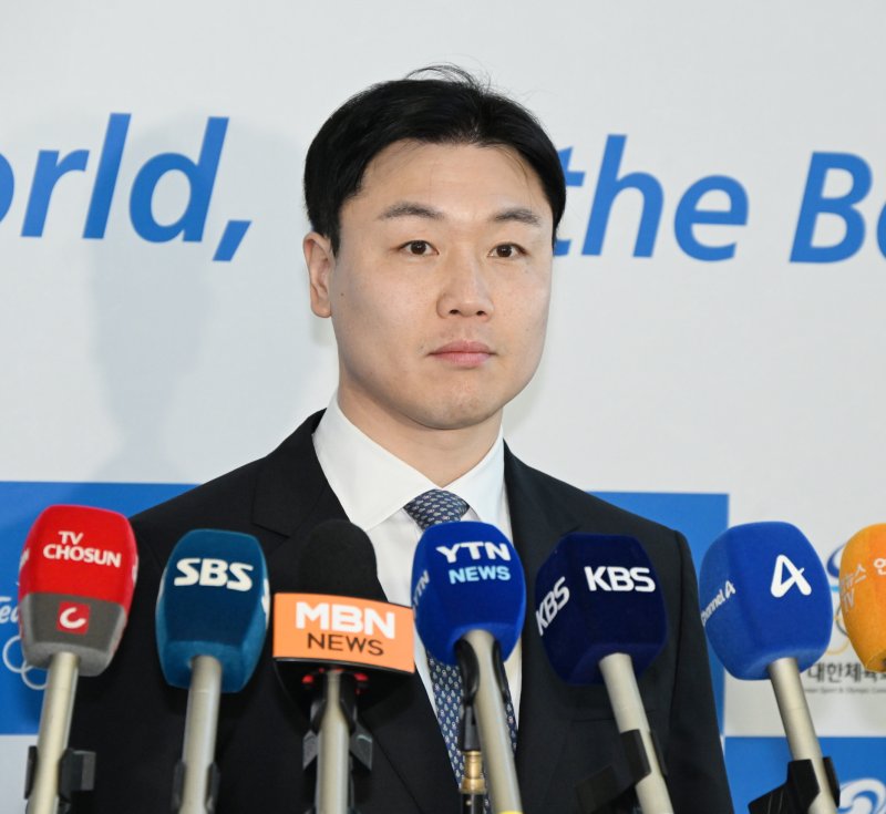 IOC 선수위원 국내 후보에 선정된 원윤종. 2025.02.27. (사진=대한체육회 제공) *재판매 및 DB 금지