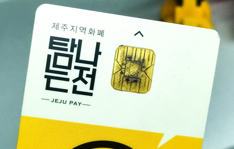 제주 지역화폐 '탐나는전'. 제주형 공공배달앱의 누적 주문 거래액 가운데 54%인 약 425억원이 탐나는전으로 결제됐다. 차기 운영사도 탐나는전 결제 기능을 갖춰야 한다. 사진=뉴시스