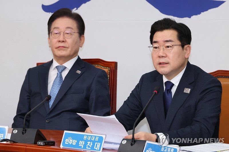 더불어민주당 박찬대 원내대표 (출처=연합뉴스)