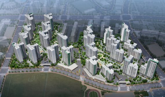 영통 푸르지오 트레센츠, 영통 푸르지오 파인베르 조감도