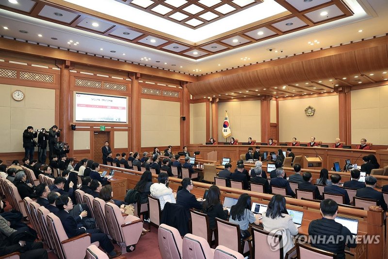 윤 대통령 탄핵심판 11차 변론기일 (출처=연합뉴스)