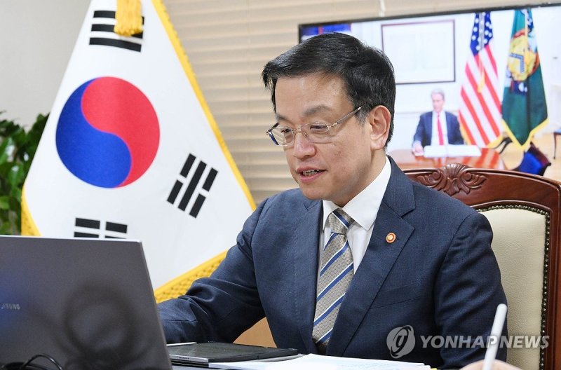 최상목 권한대행, 베센트 미국 재무장관 화상 면담 (출처=연합뉴스)