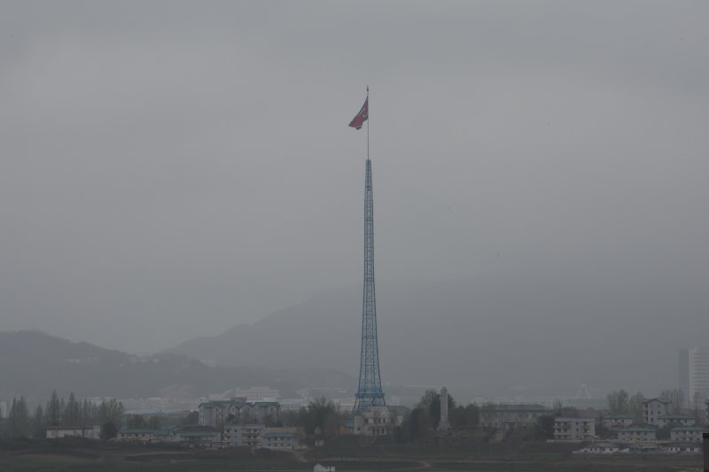 경기도 파주 판문점에서 바라본 북한 황해북도 기정동 마을. 2024.4.16/뉴스1 ⓒ News1 청사사진기자단