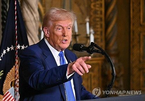 기자회견 하는 트럼프 미국 대통령 (출처=연합뉴스)
