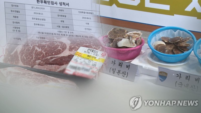 원산지 단속 (CG) (출처=연합뉴스)