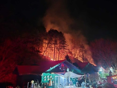 강원 홍천 산불 (출처=연합뉴스)