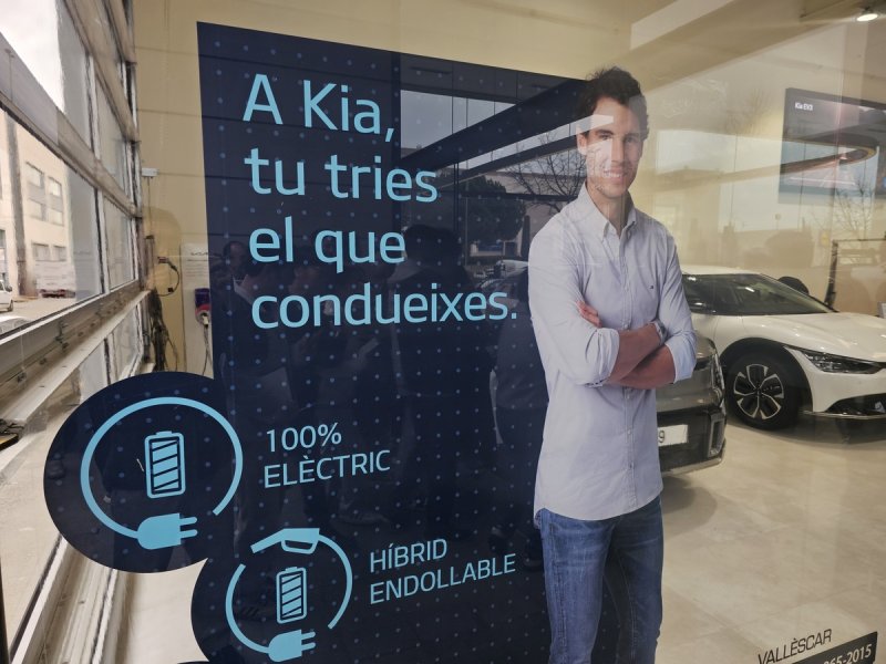 스페인 딜러점에서 만난 기아 홍보대사 라파엘 나달 (출처=연합뉴스)