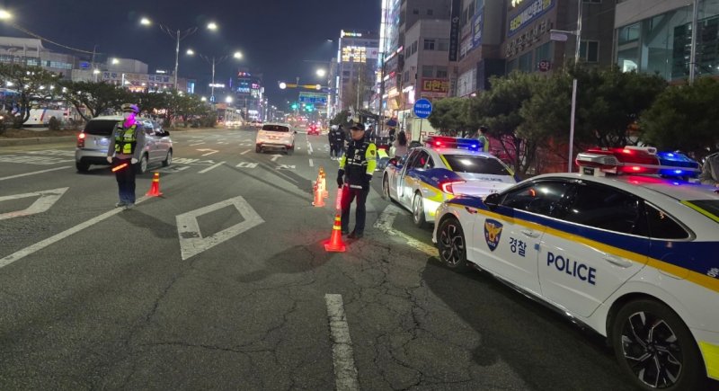 단속 사진(충북경찰청 제공. 재판매 및 DB 금지).2025.3.3/뉴스1