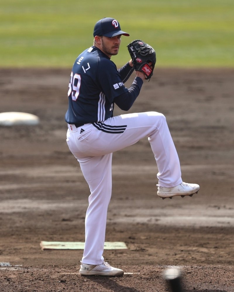 두산 베어스 투수 잭 로그. (두산 베어스 제공)