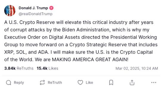 트루스 소셜 갈무리