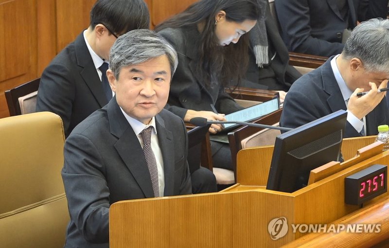 조태용 국정원장, 윤 대통령 탄핵 심판 8차 변론 발언 (출처=연합뉴스)