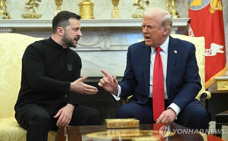트럼프와 젤렌스키 (출처=연합뉴스)