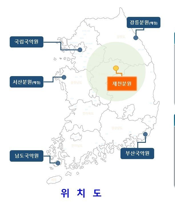 국립국악원 제천분원 위치도(제천시 제공. 재판매 및 DB금지) /뉴스1