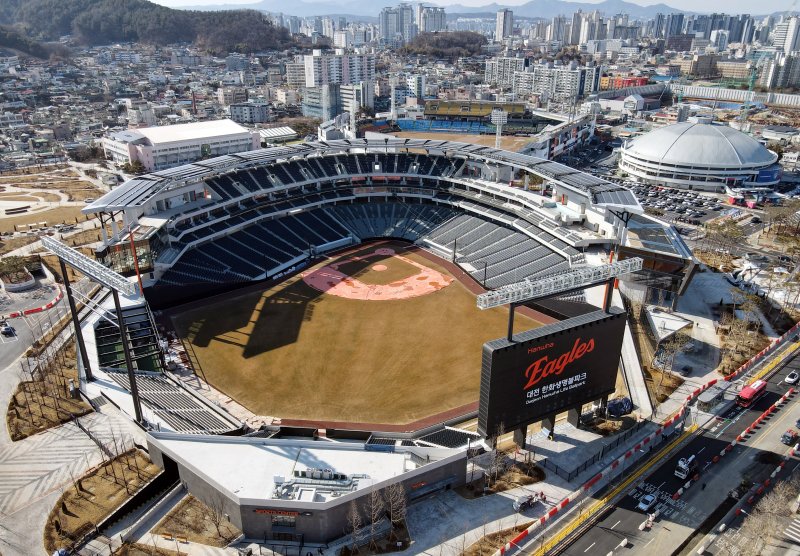 대전시가 대전 한화생명 볼파크 개장식을 앞두고 20일 미디어데이를 개최했다. 사진은 대전한화생명 볼파크 모습. 2025.2.20/뉴스1 ⓒ News1 김기태 기자