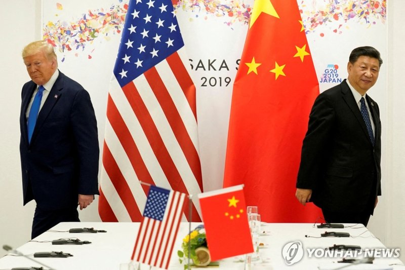 트럼프 대통령(왼쪽)과 시진핑 국가주석 (출처=연합뉴스)